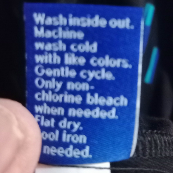 Apt.9 NWT Long Dress sz. Large Black w‎ Blue&Green - Picture 10 of 13